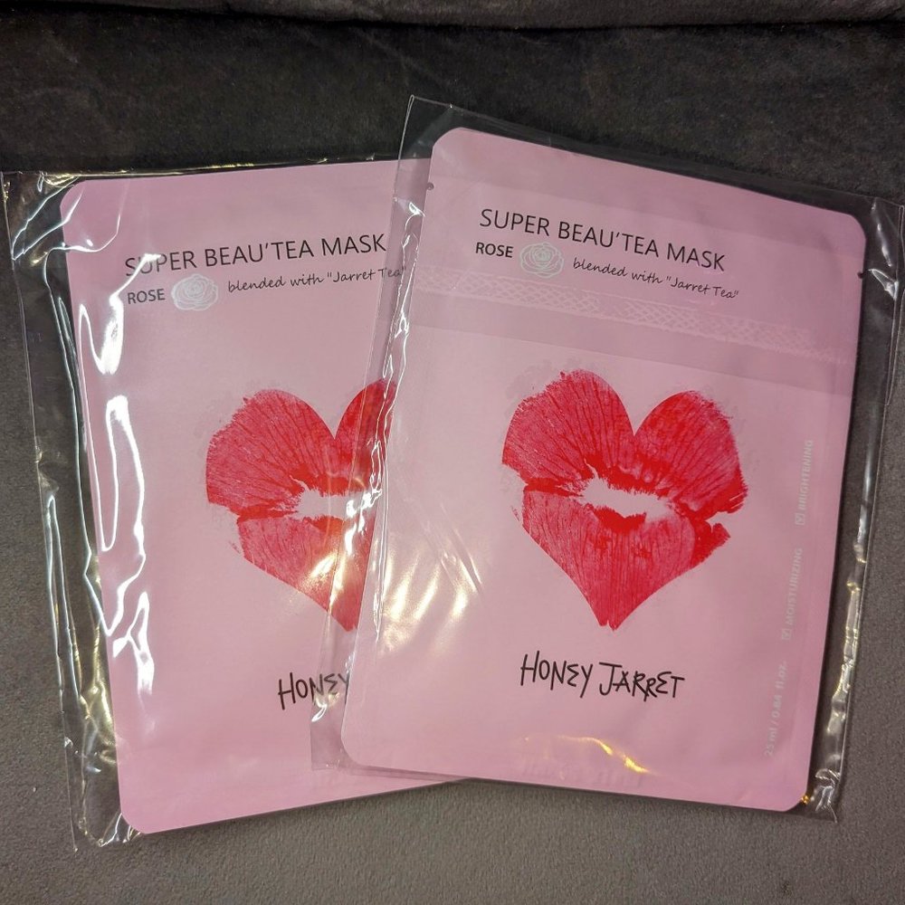 Super Beau'Tea Rose Face Mask 2pk